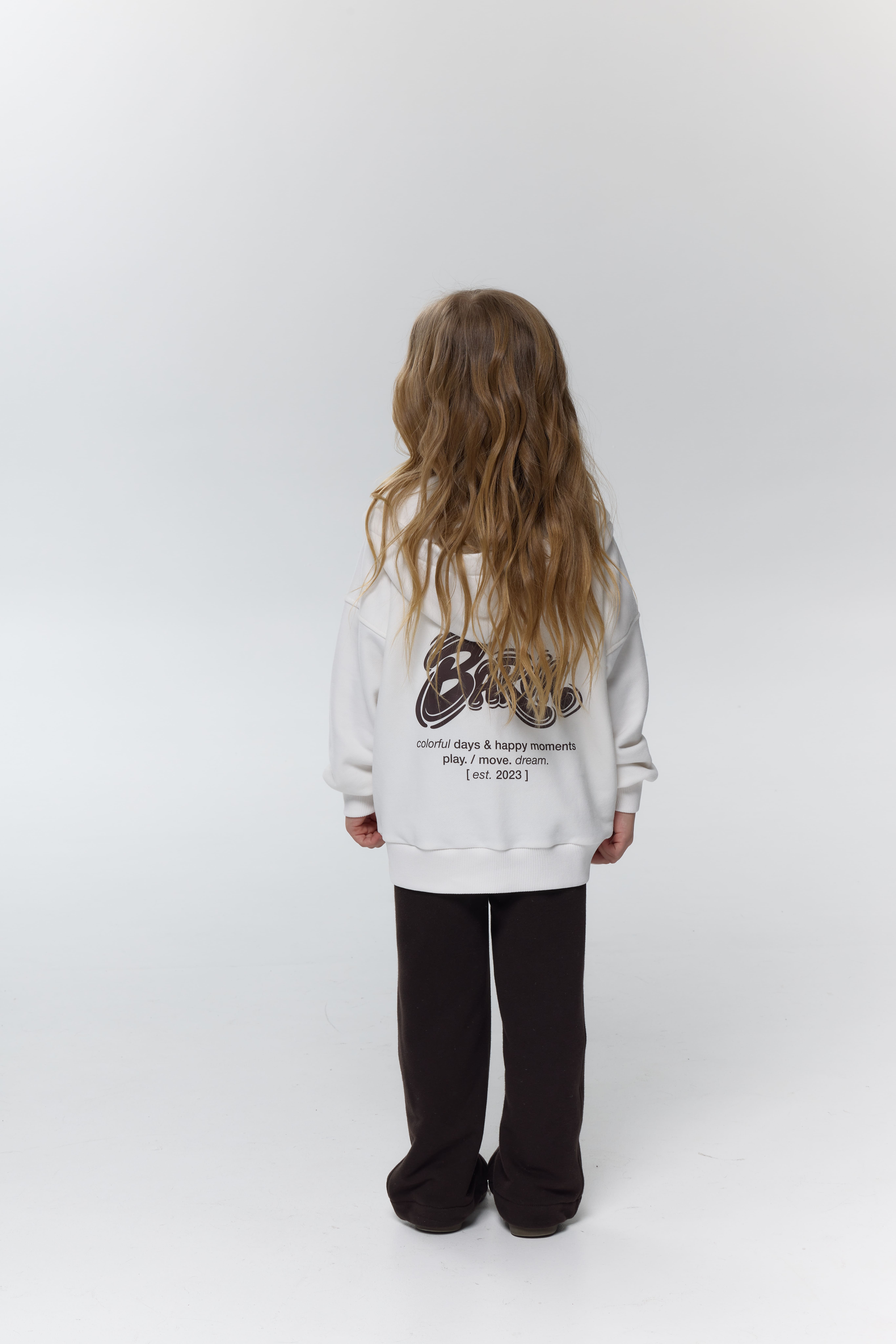 Худі зіп barvà білий unisex 